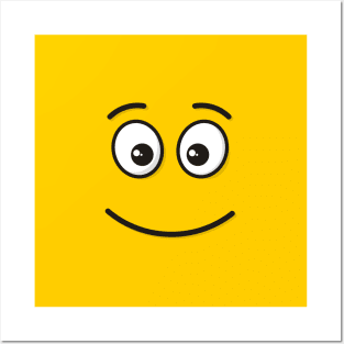 Smiling Face with Open Eyes Posters and Art